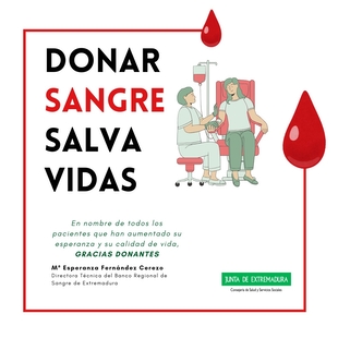Los Santos de Maimona, Feria, Valencia del Ventoso y Zafra acogerán al Banco de Sangre en abril