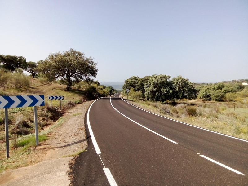 La BA-030 de Burguillos del Cerro a Feria sufrirá cortes de tráfico el 10 de abril