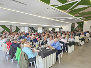 Más de 500 personas participaron en la X Comida de Primavera de los pensionistas fontaneses