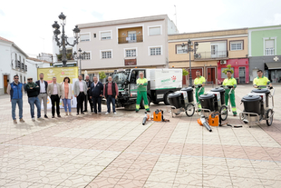 Puebla de Sancho Pérez refuerza la limpieza municipal a través de Promedio con nuevos recursos y maquinaria