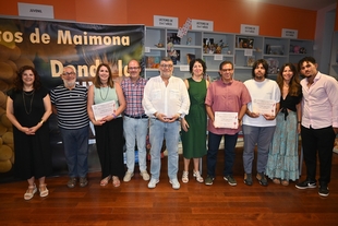 Entregados los premios de la VI Bienal Literaria de la Uva Eva Beba en Los Santos de Maimona