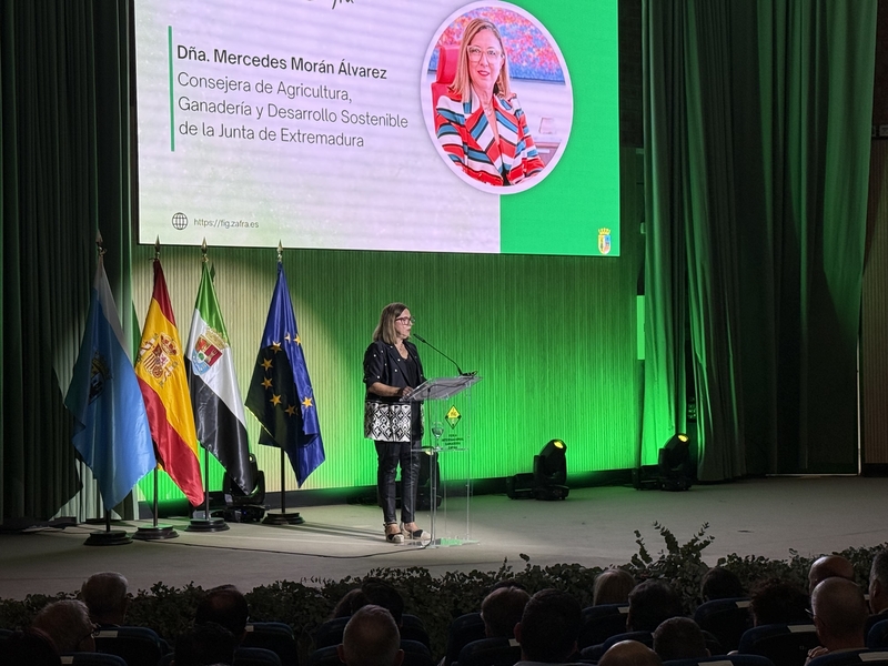 Mercedes Morán destaca las nuevas ayudas a razas ganaderas autóctonas en la inauguración de la FIG Zafra 2025