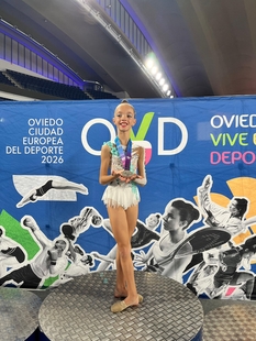 La fontanesa Carmen Suárez consigue medalla de plata en la IX Princess Cup de Gimnasia Rítmica