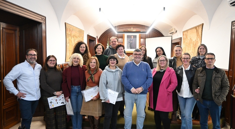 Clausurado el programa Escala Piropo Blanco de Jardinería en Los Santos de Maimona