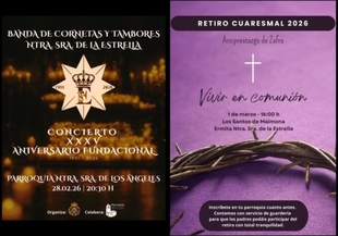Oración, encuentros y música cofrade para el segundo fin de semana de Cuaresma en Los Santos de Maimona