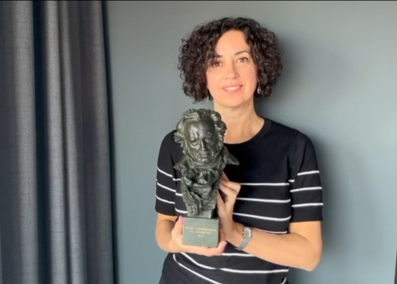 La productora fontanesa Mónica Gallego ganadora de un Goya con la película `Gilbert´