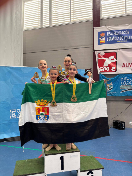 Medallas de oro para tres fontanesas en la Fase Autonómica Judex de Gimnasia Rítmica