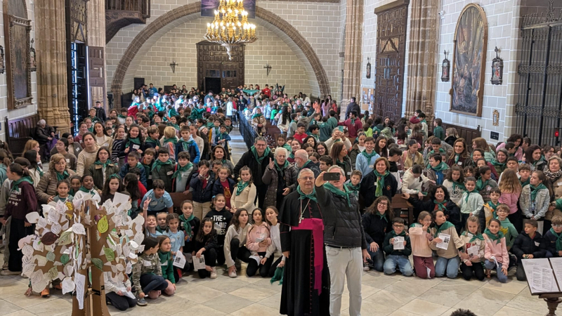 Cerca de 500 niños participaron en el Encuentro de Infancia de Acción Católica General en Fuente del Maestre