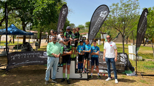 Más de 160 participantes disfrutaron en Los Santos de Maimona de la segunda prueba de los Judex Autonómicos BTT 2026