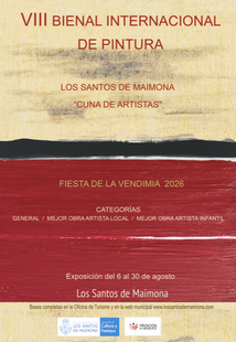 Convocada la VIII BIENAL INTERNACIONAL DE PINTURA 2026 `LOS SANTOS DE MAIMONA, CUNA DE ARTISTAS´