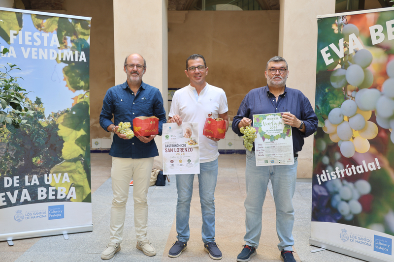 Los Santos de Maimona celebra `el fruto de todo un año´ con su Fiesta de la Vendimia