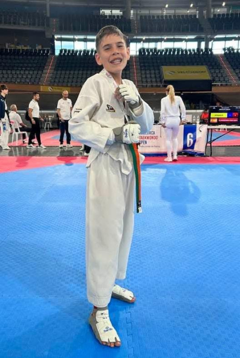 El fontanés Daniel Llamazares Rico medalla de oro en el Open de Taekwondo celebrado en Mallorca
