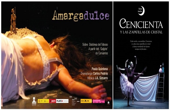 Dulcinea y Cenicienta protagonizan dos obras de teatro y danza en el Monumental de Los Santos