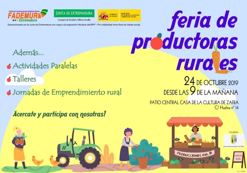 FADEMUR organiza la I Feria de Productoras Rurales en Zafra