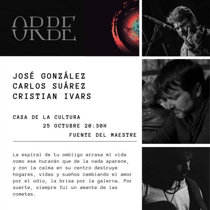 El poeta José González vuelve a escoger Fuente del Maestre para la presentación de su segundo poemario