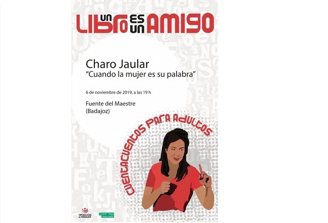Sesión de cuentacuentos para adultos con Charo Jaular en Fuente del Maestre el próximo miércoles